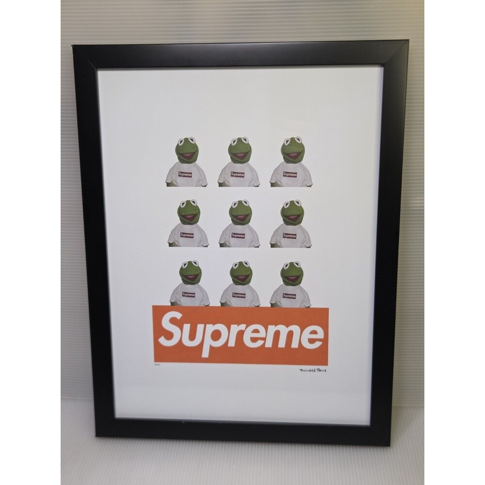 Supreme Fairchild Paris Kermit Collage Framed Print Limited Edition 497 / 500